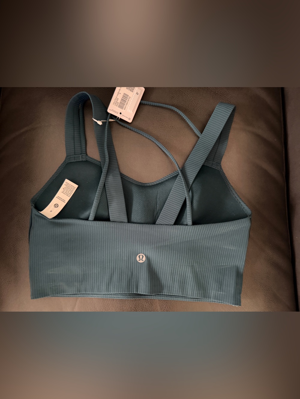 Lululemon Ribbed like a Cloud Long Line Bra D/DD Size 6 NWT